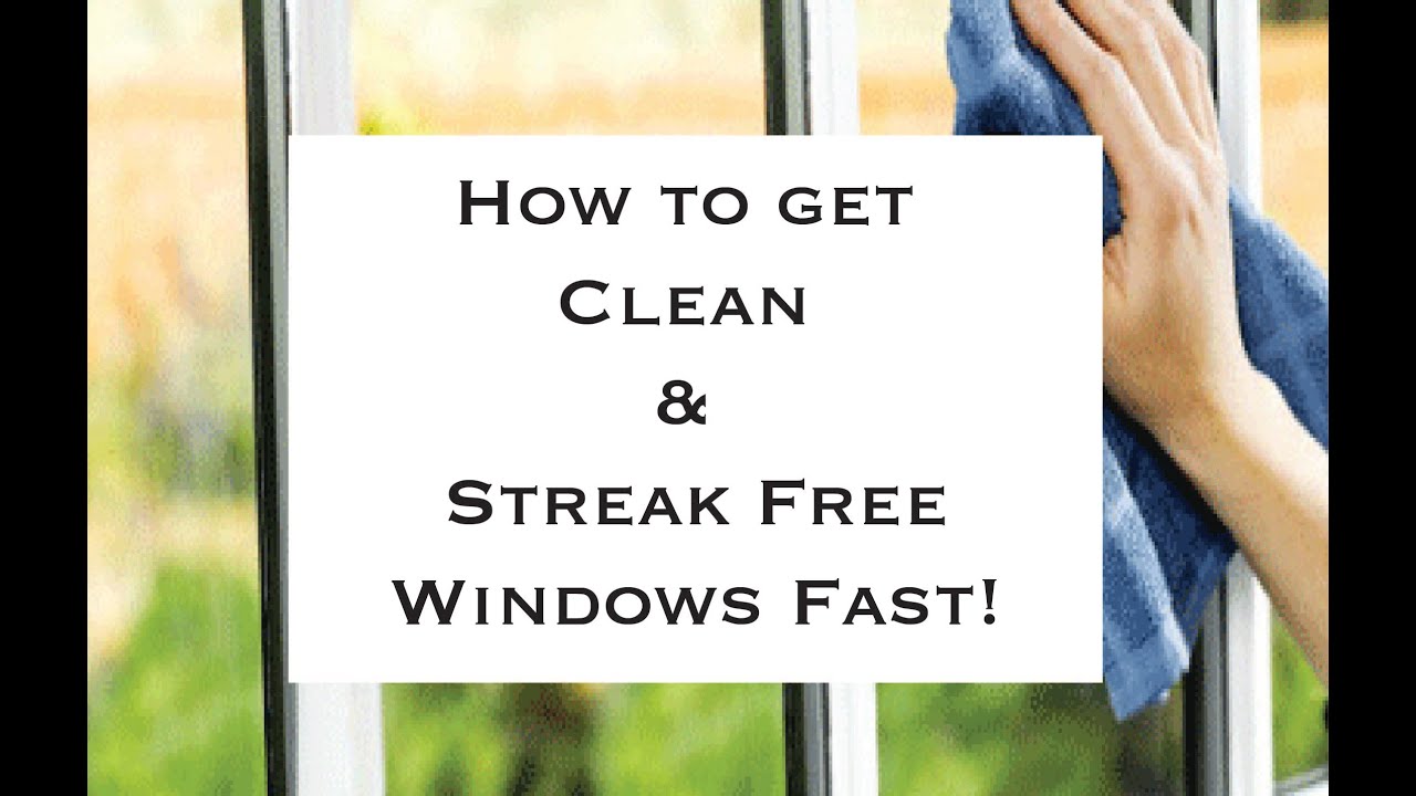 How To Clean Windows Without Streaks Streak Free Clean Windows With Vinegar 